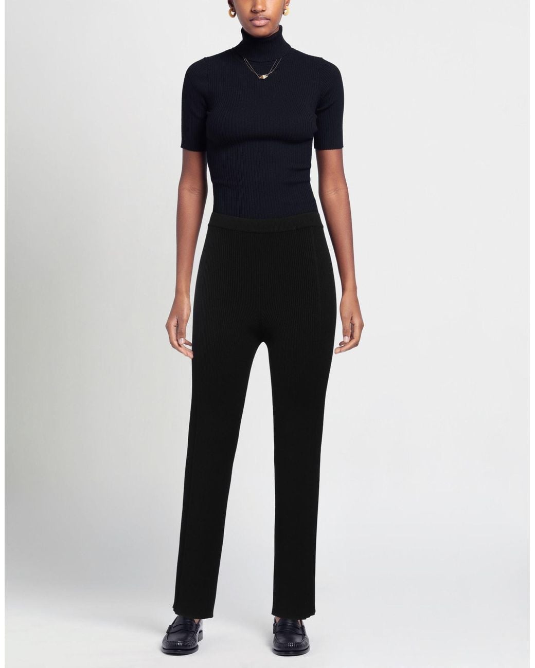 Aeron Black Pants Viscose, Polyester