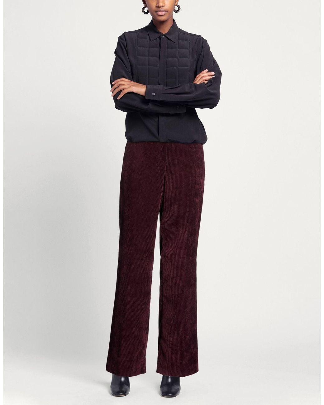 Cambio Red Pants Polyester, Polyamide, Elastane