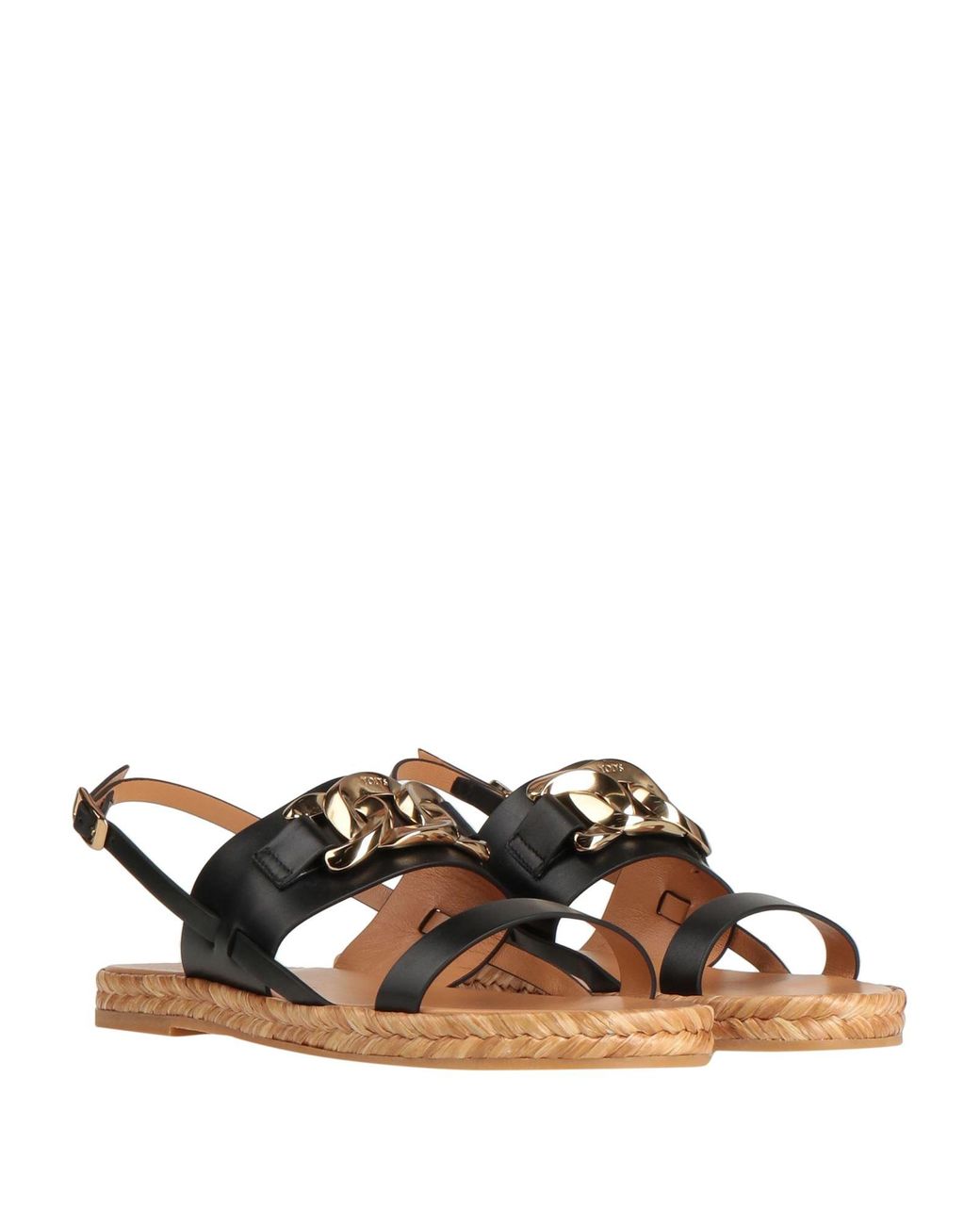 Tod's Black Espadrilles