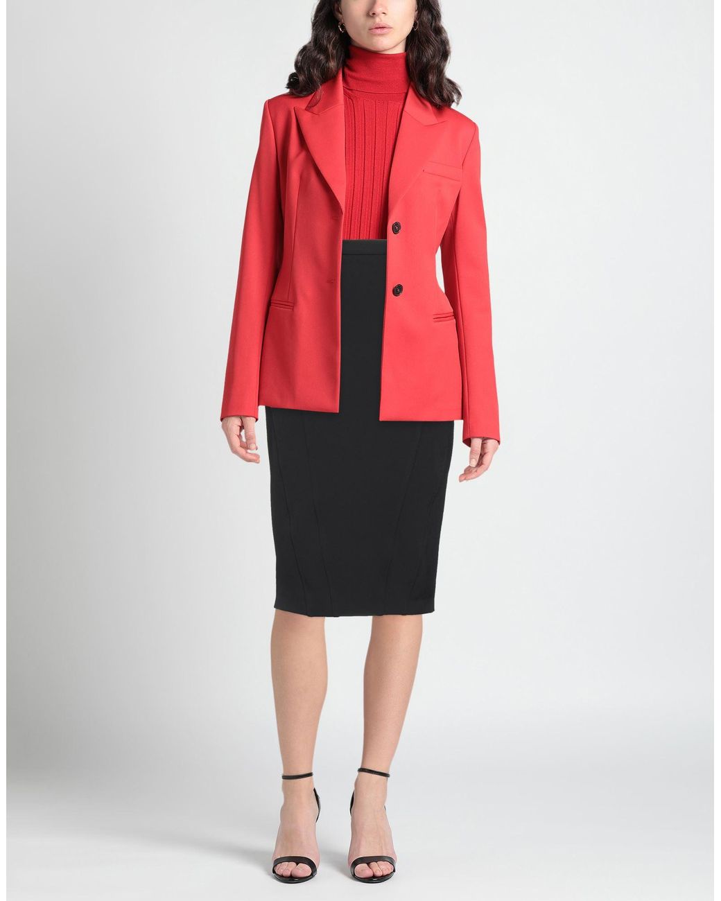 Pinko Black Midi Skirt