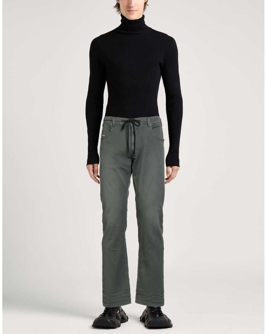 DIESEL Gray Pants for men