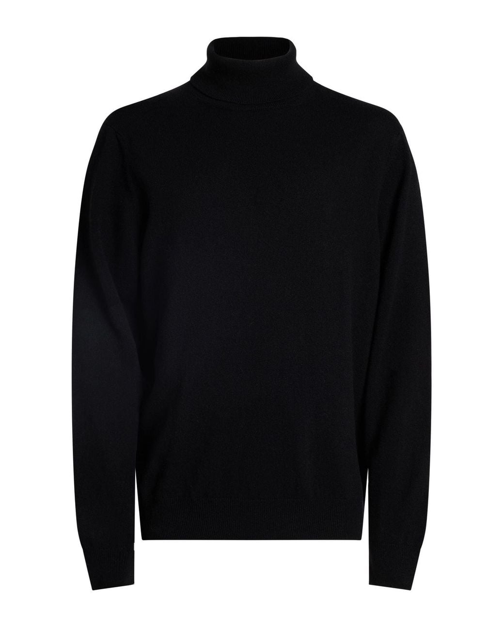 Piacenza Cashmere Black Turtleneck Cashmere for men
