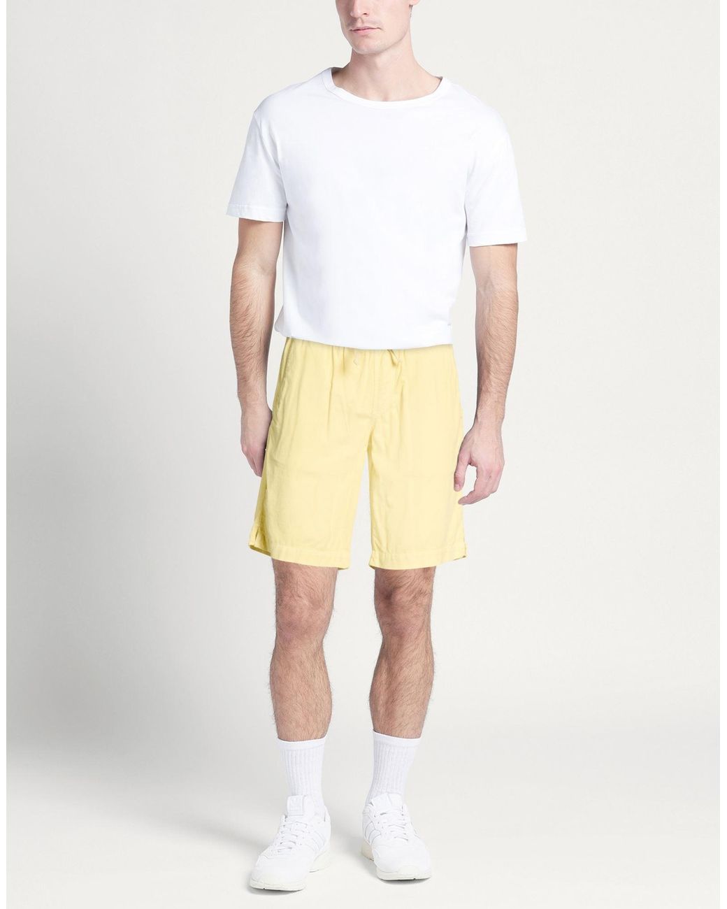 chesapeake's Yellow Shorts & Bermuda Shorts Cotton for men