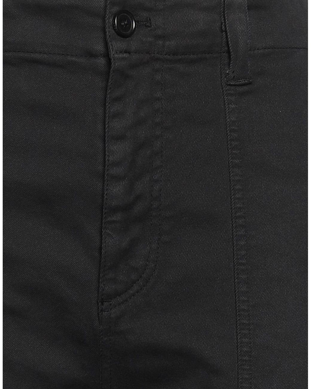 Aspesi Black Pants Cotton, Elastane