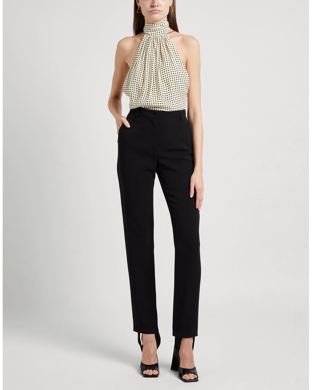 Philosophy Di Lorenzo Serafini White Bodysuit Viscose, Polyamide