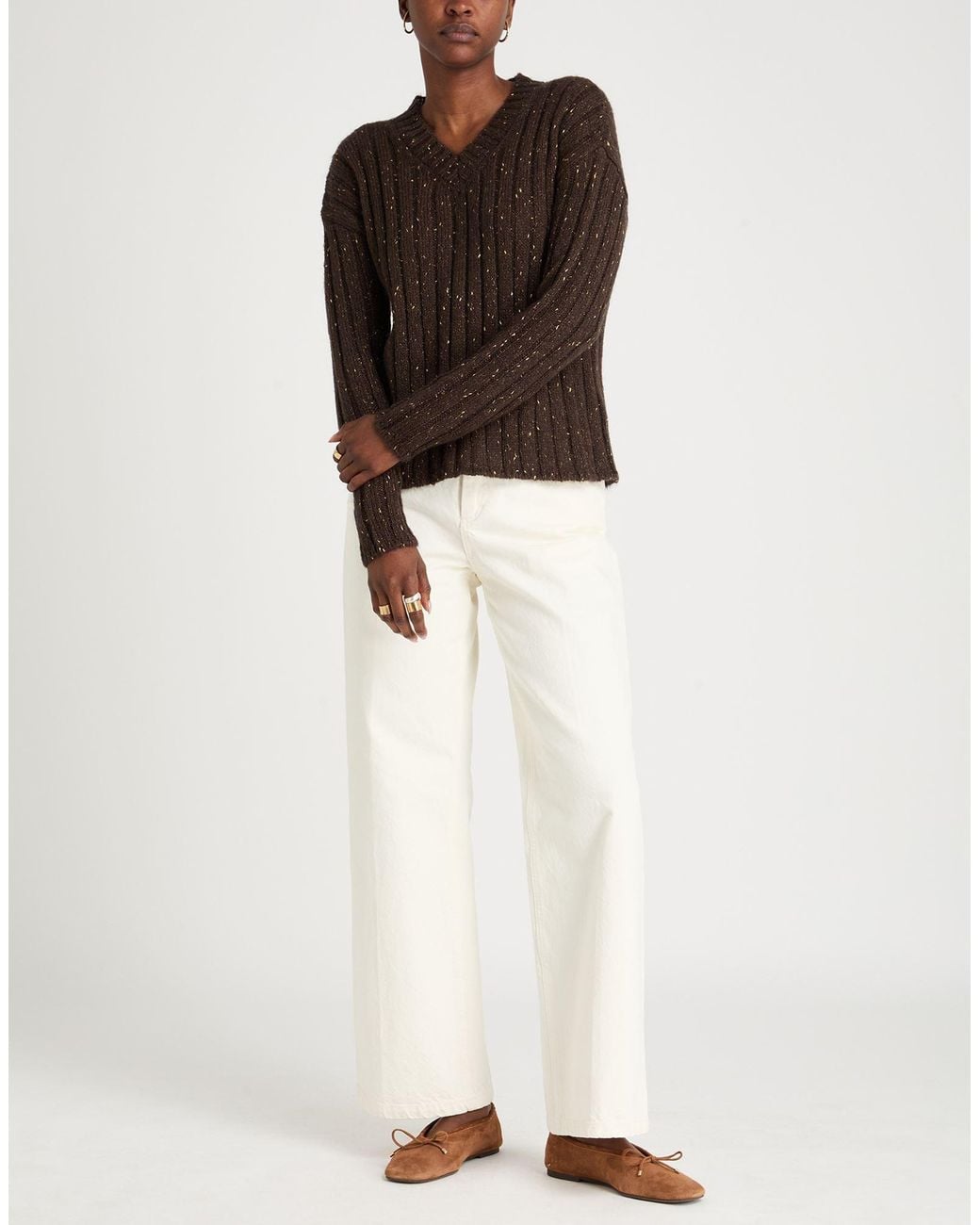 Manila Grace Brown Dark Sweater Acrylic, Polyamide, Mohair Wool, Polyester