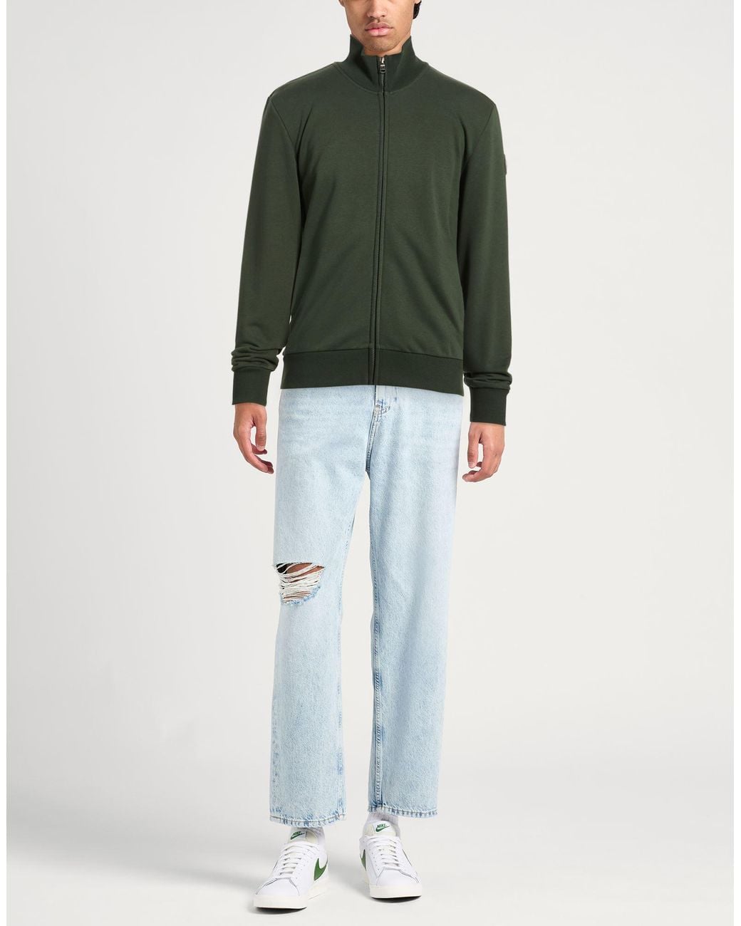 Colmar Green Sweatshirt Cotton, Polyester for men