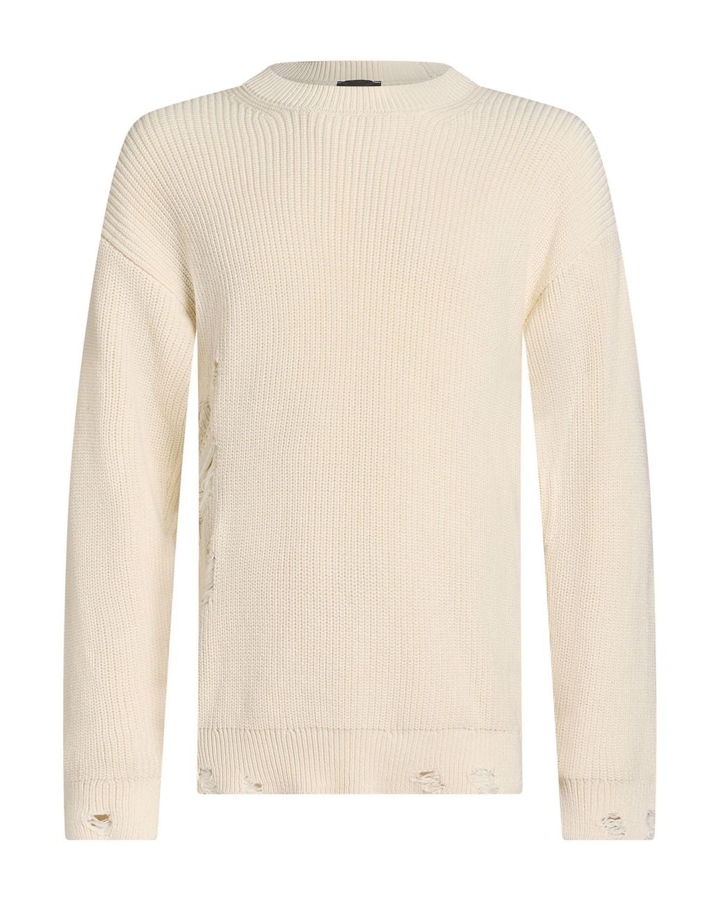 DISCLAIMER Natural Cream Sweater Cotton for men