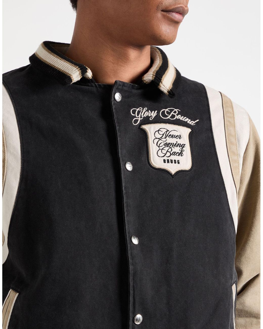 Rhude Black Jacket for men