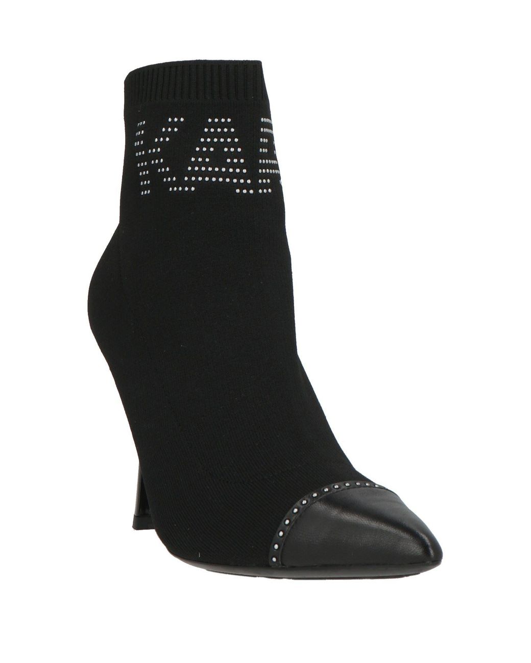 Karl Lagerfeld Black Stiefelette