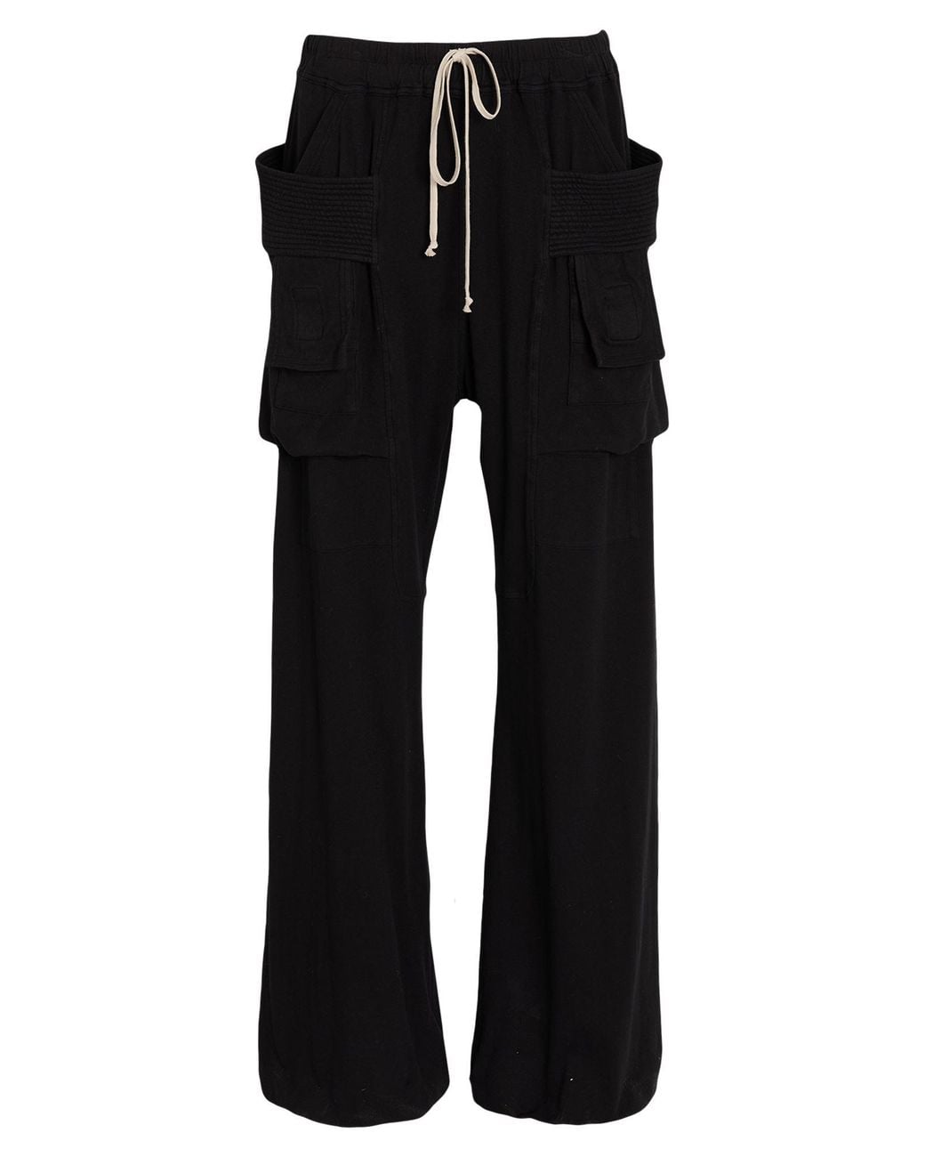 Rick Owens Black Pants Cotton for men