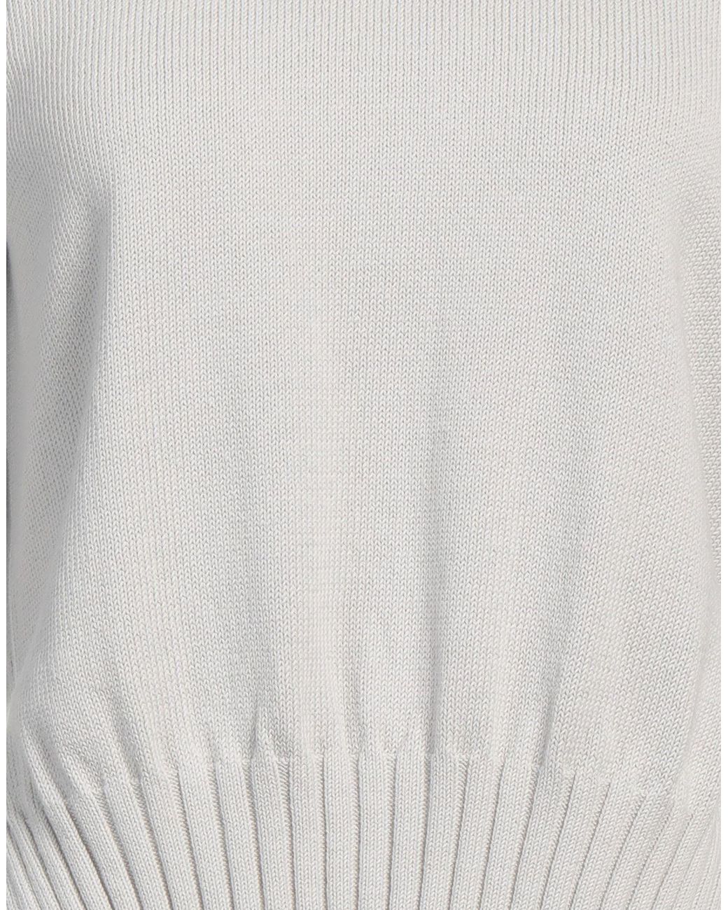 Alpha Studio Gray Sweater Cotton