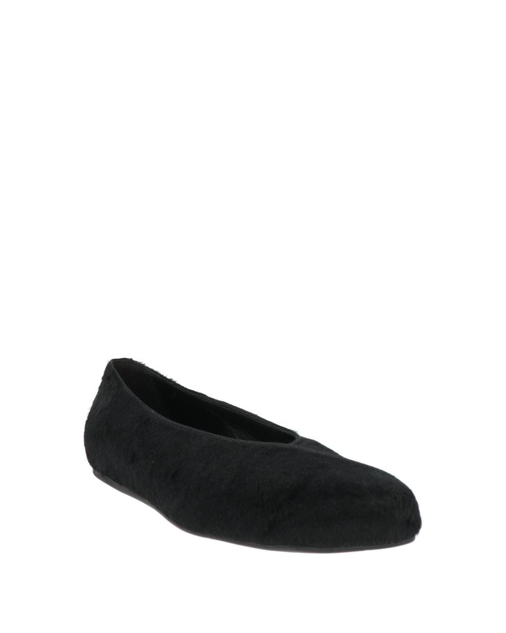 Vic Matié Black Ballet Flats Leather