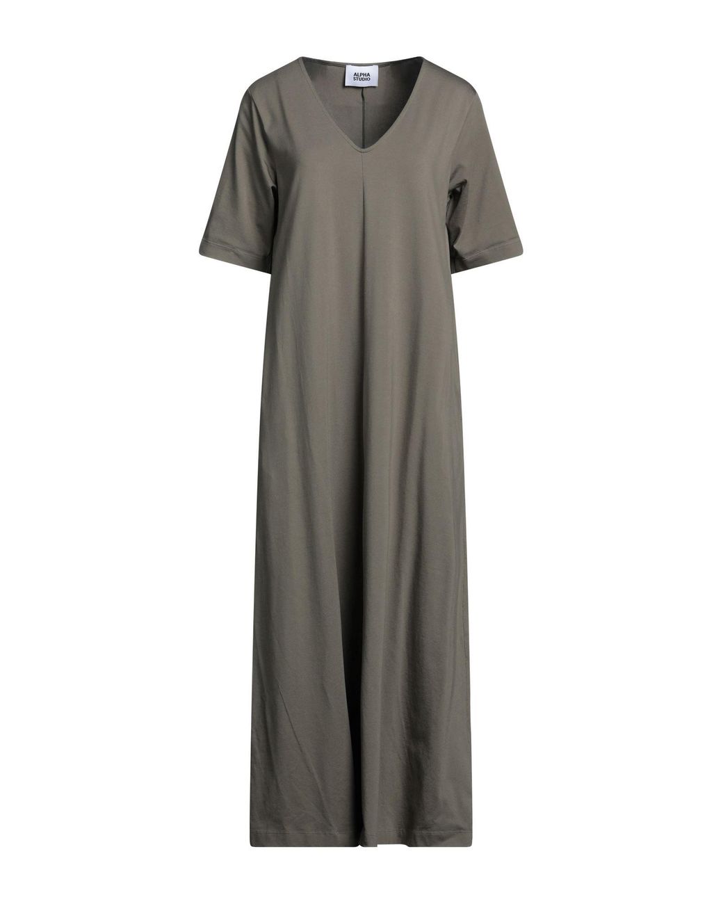 Vestido midi Alpha Studio de color Gray