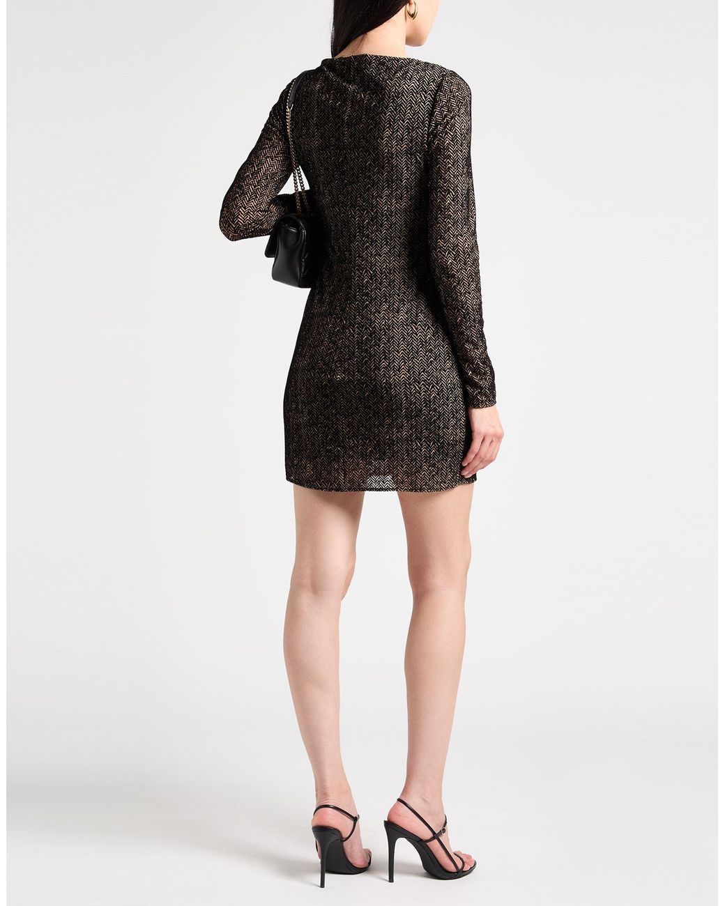 Missoni Black Sand Mini Dress Polyamide, Elastane