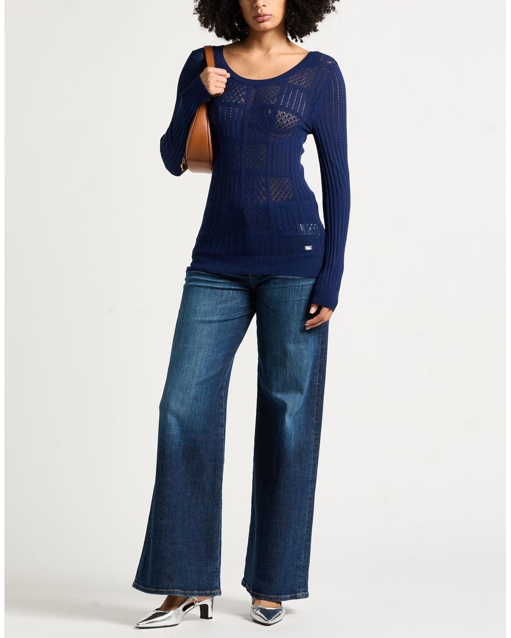 Harmont & Blaine Blue Sweater Viscose, Polyester