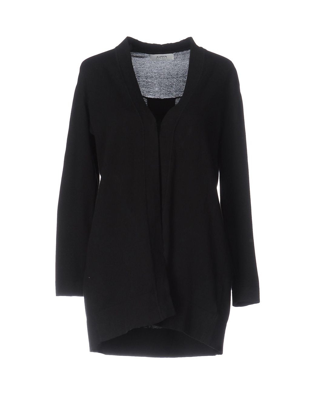 Alpha Studio Black Strickjacke