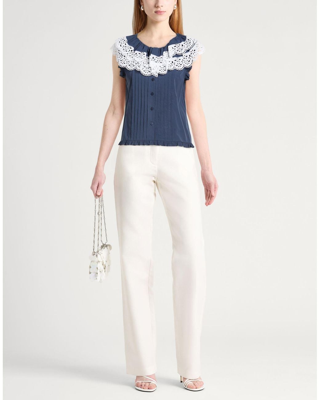 KENZO Blue Shirt Cotton