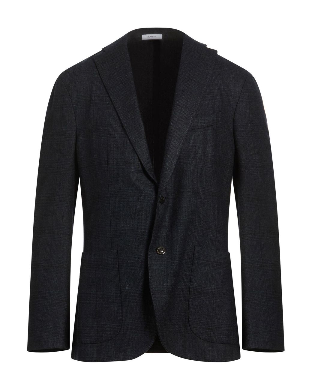 Boglioli Black Midnight Blazer Virgin Wool, Polyester for men
