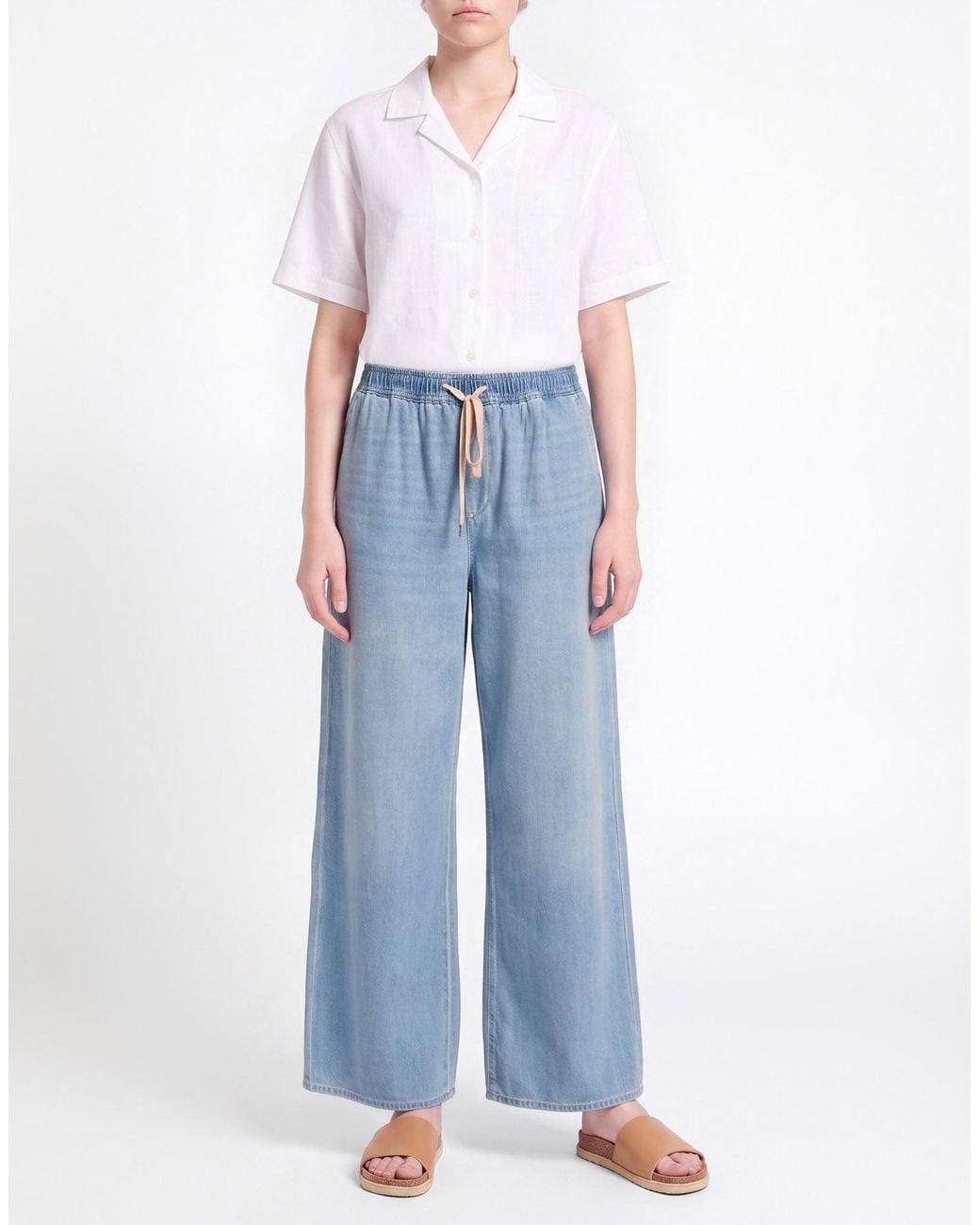 7 For All Mankind Blue Jeans Cotton, Lyocell