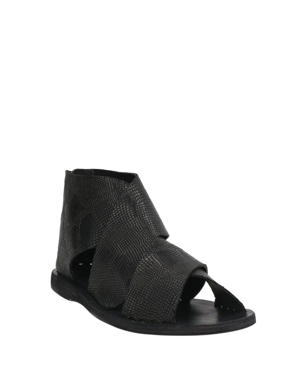 Officine Creative Black Sandals Leather