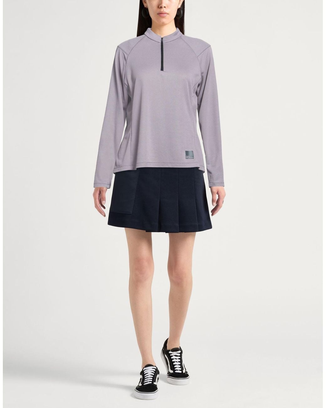 Jack Wolfskin Purple T-Shirt Polyester