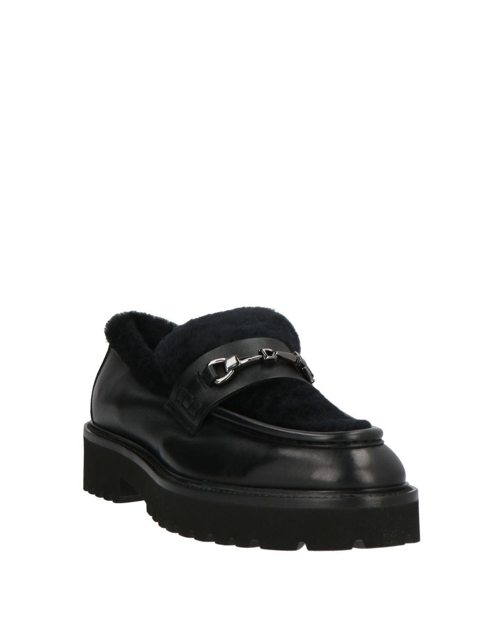 Doucal's Black Loafers Leather