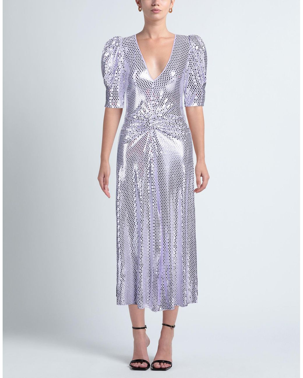 ROTATE BIRGER CHRISTENSEN Purple Maxi Dress