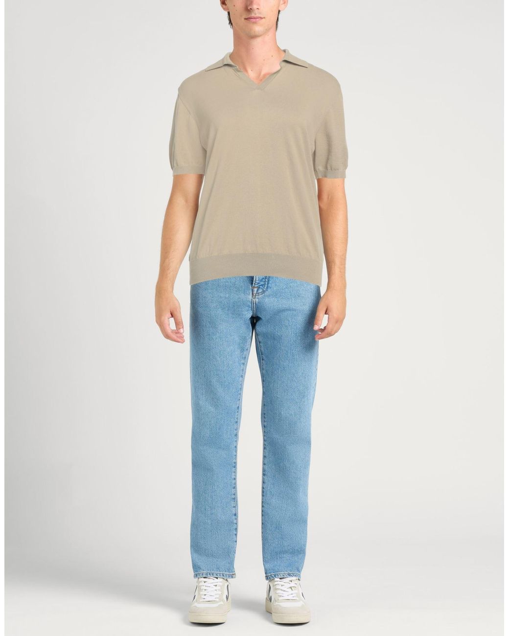 Alpha Studio Natural Sweater Cotton for men