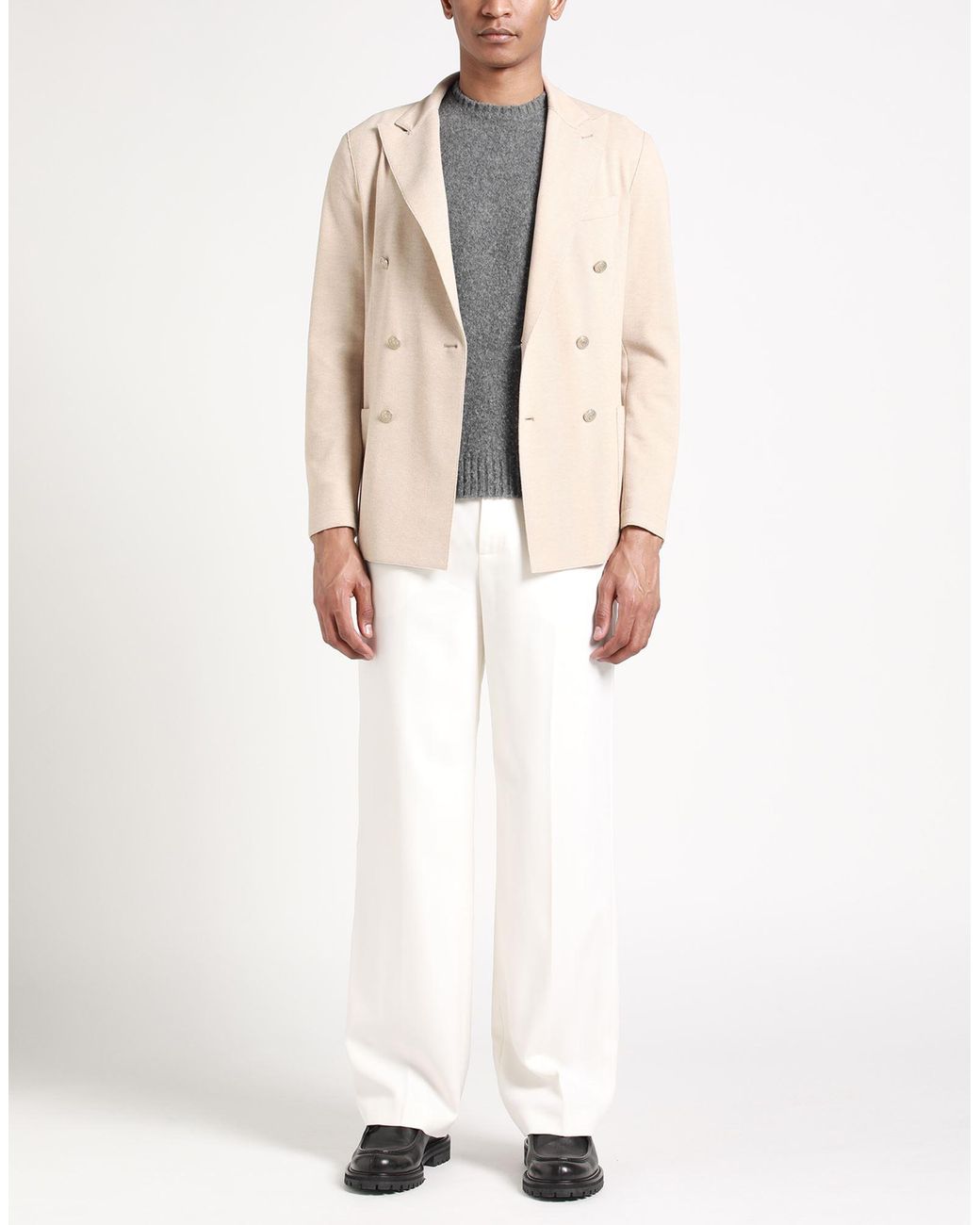 Eleventy Natural Blazer Polyester, Viscose, Polyamide, Elastane, Polyurethane for men