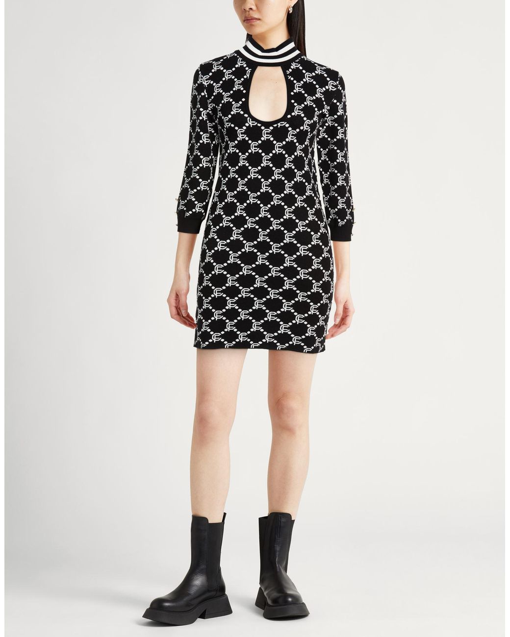 Cristinaeffe Black Mini Dress
