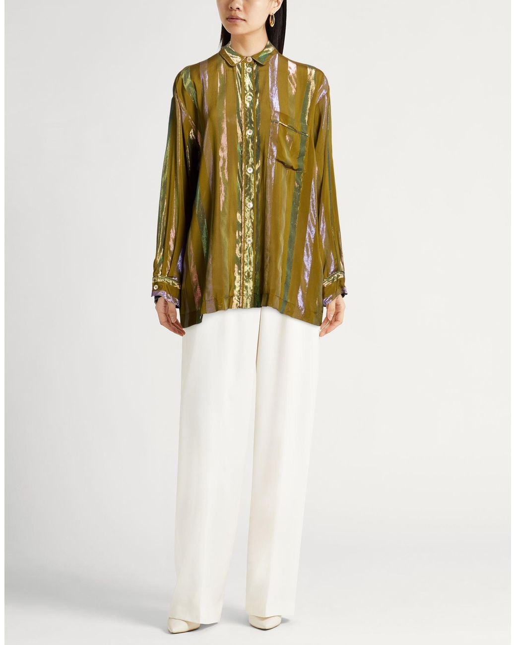 Forte_forte Green Shirt