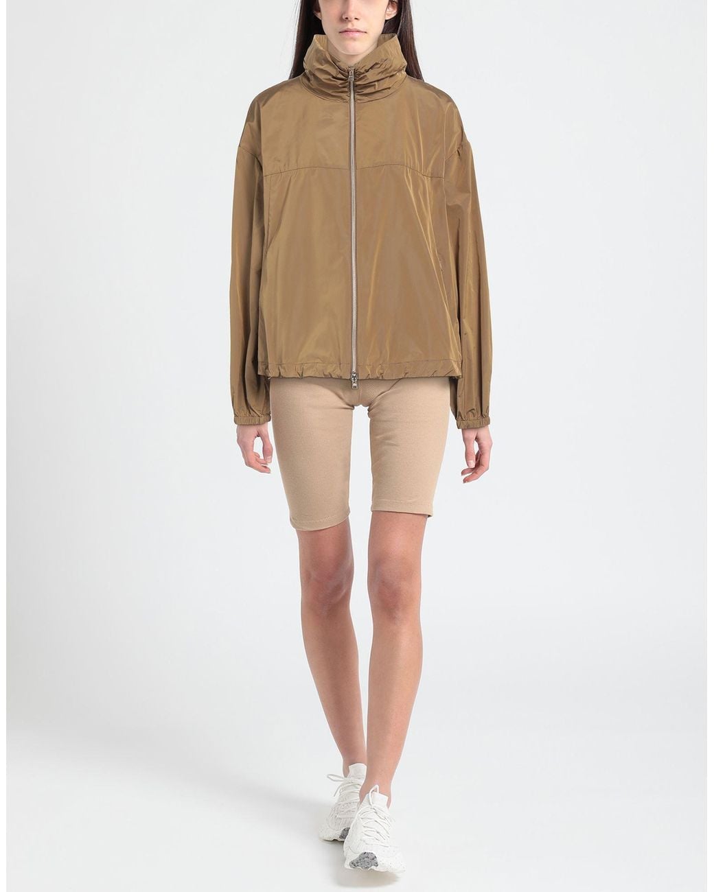Herno Brown Camel Jacket Polyester