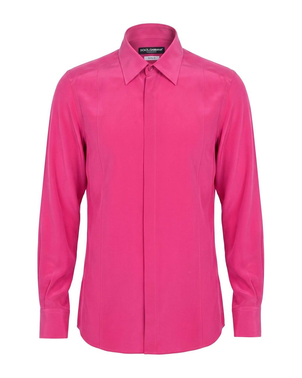 Dolce & Gabbana Pink Shirt Silk for men