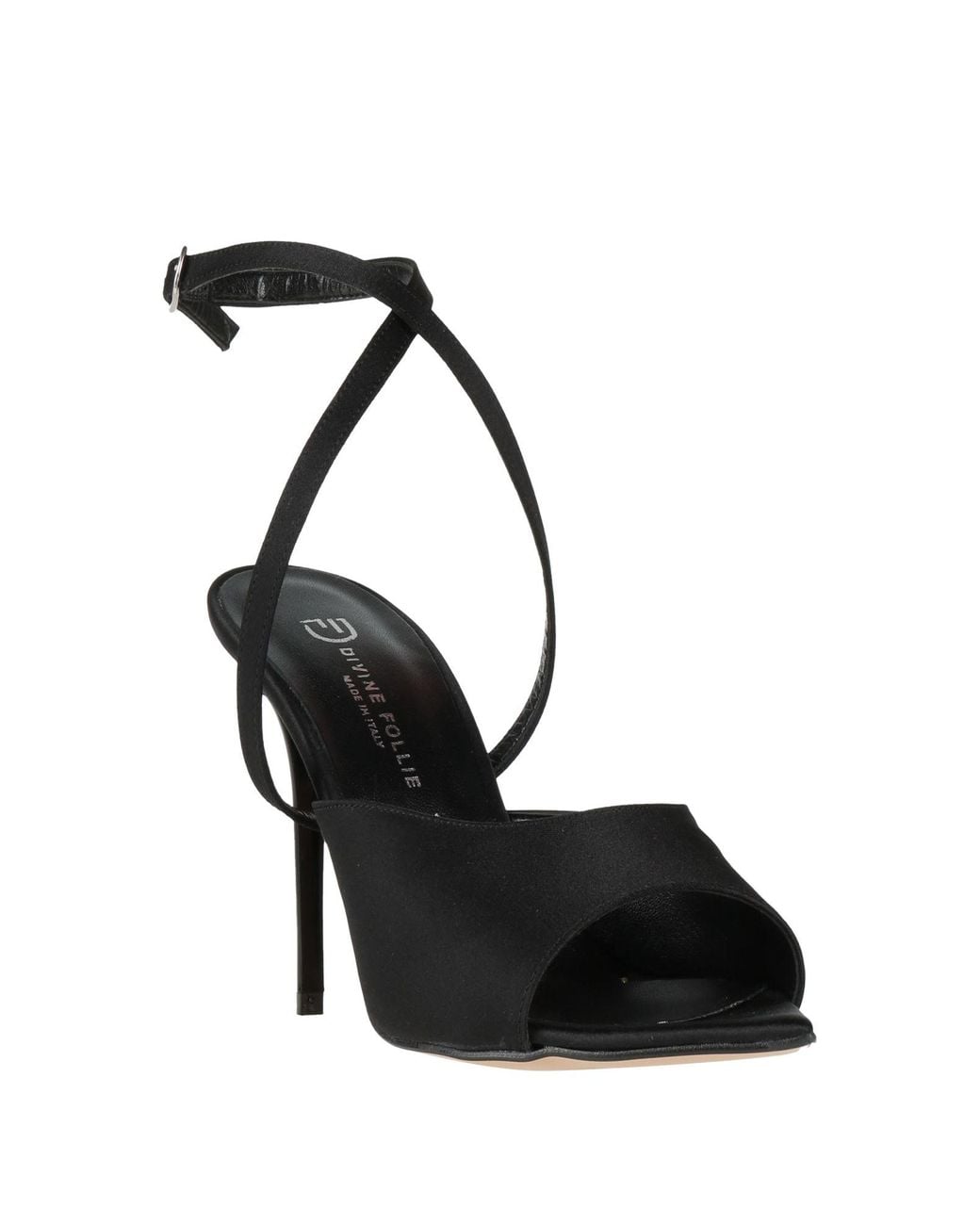 Divine Follie Black Sandals