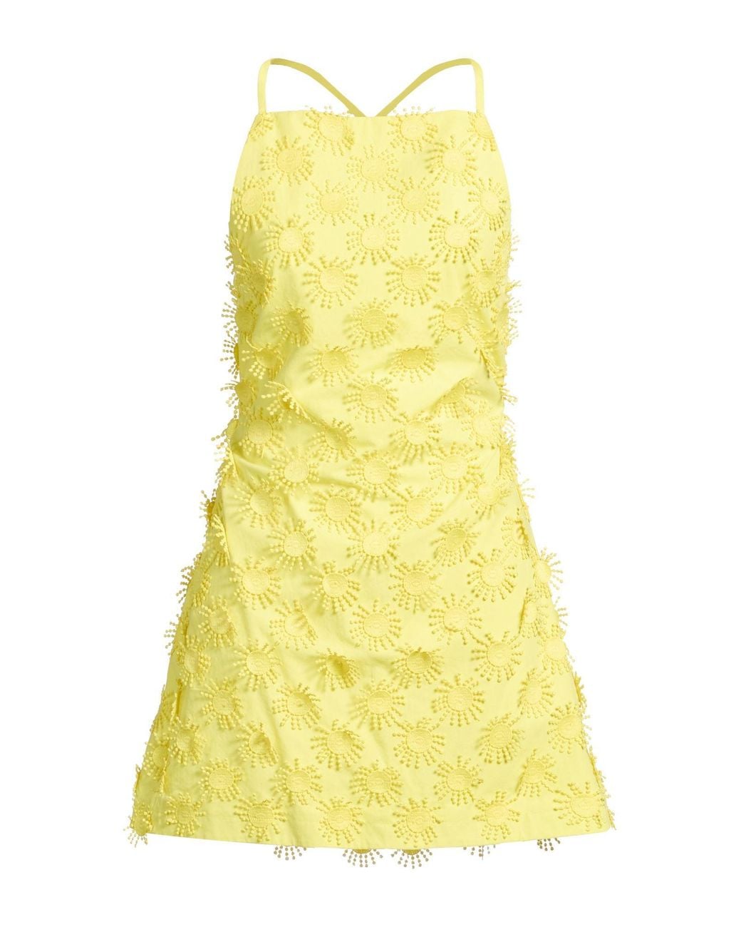 MSGM Yellow Mini Dresses