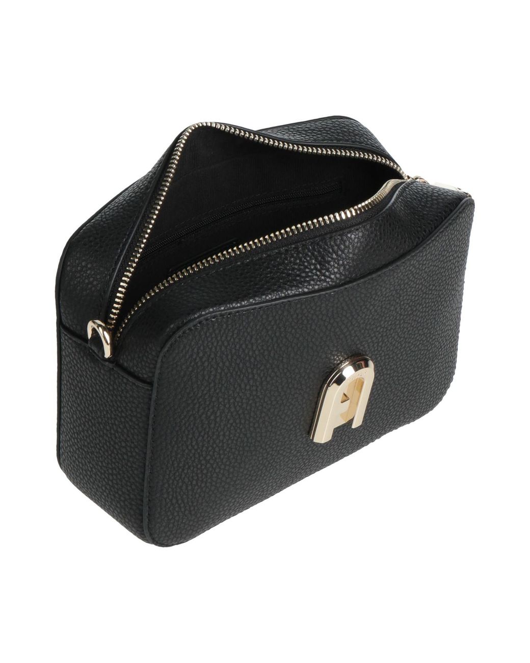 Furla Black Cross-Body Bag Leather