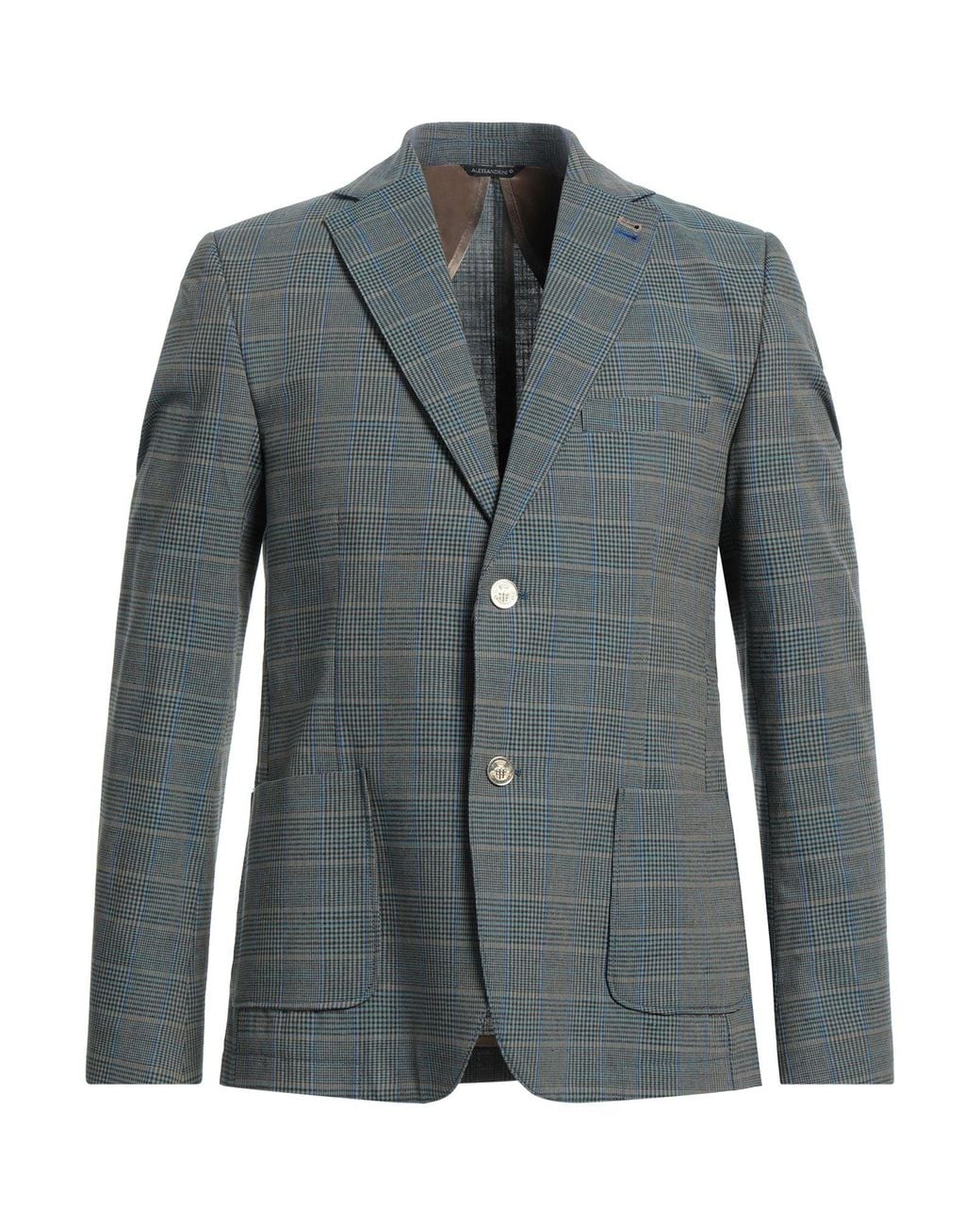 Daniele Alessandrini Gray Blazer for men