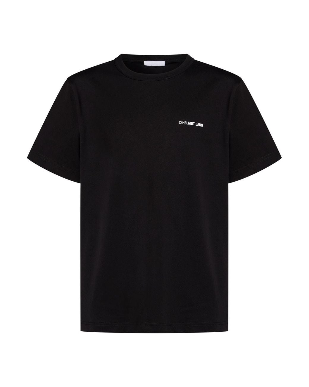 Helmut Lang Black T-Shirt Cotton for men