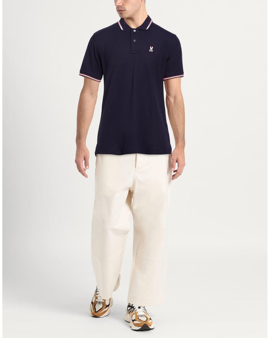 Psycho Bunny Blue Polo Shirt for men