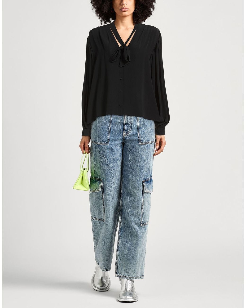 MSGM Black Hemd
