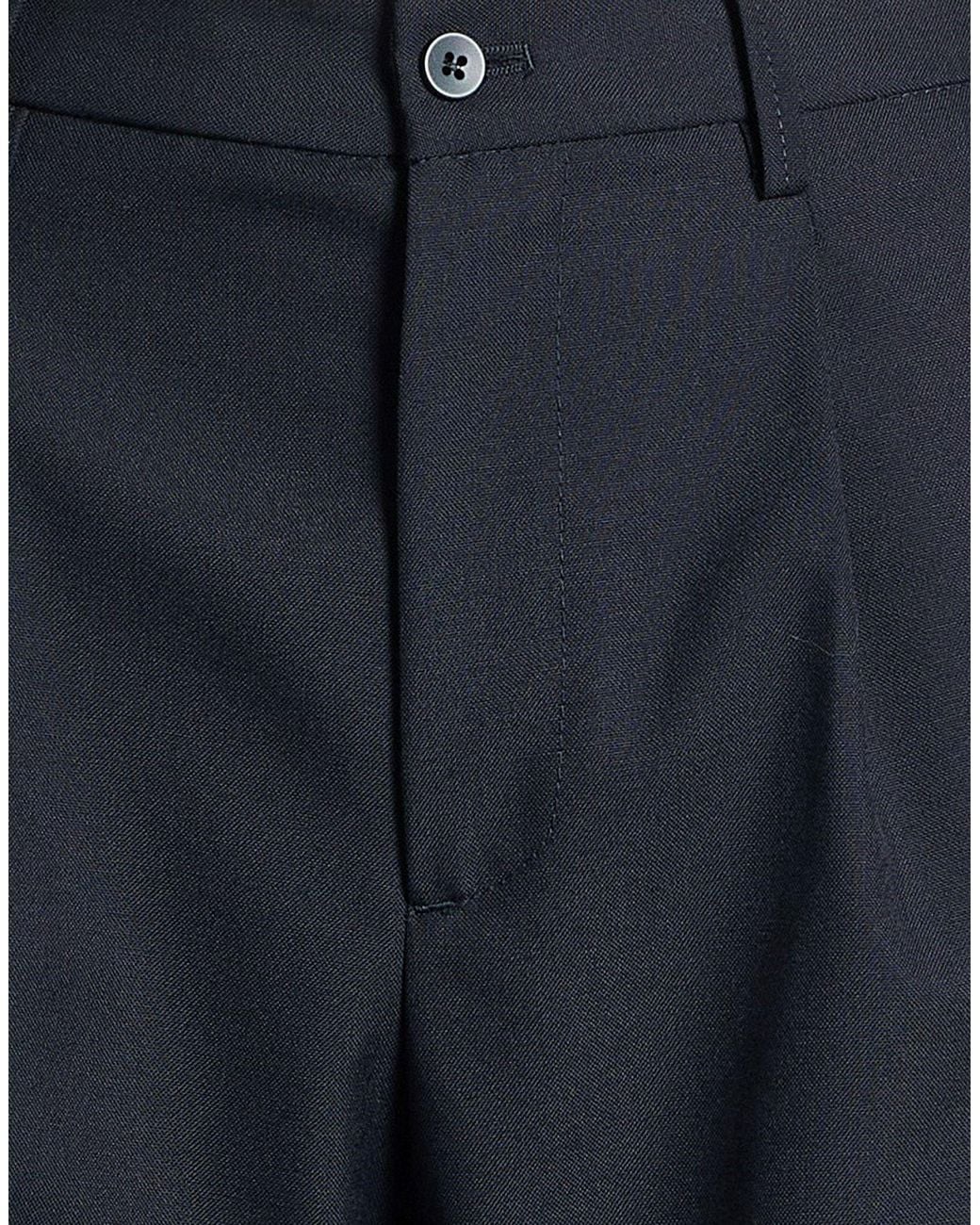 Lardini Blue Midnight Pants Polyester, Wool for men