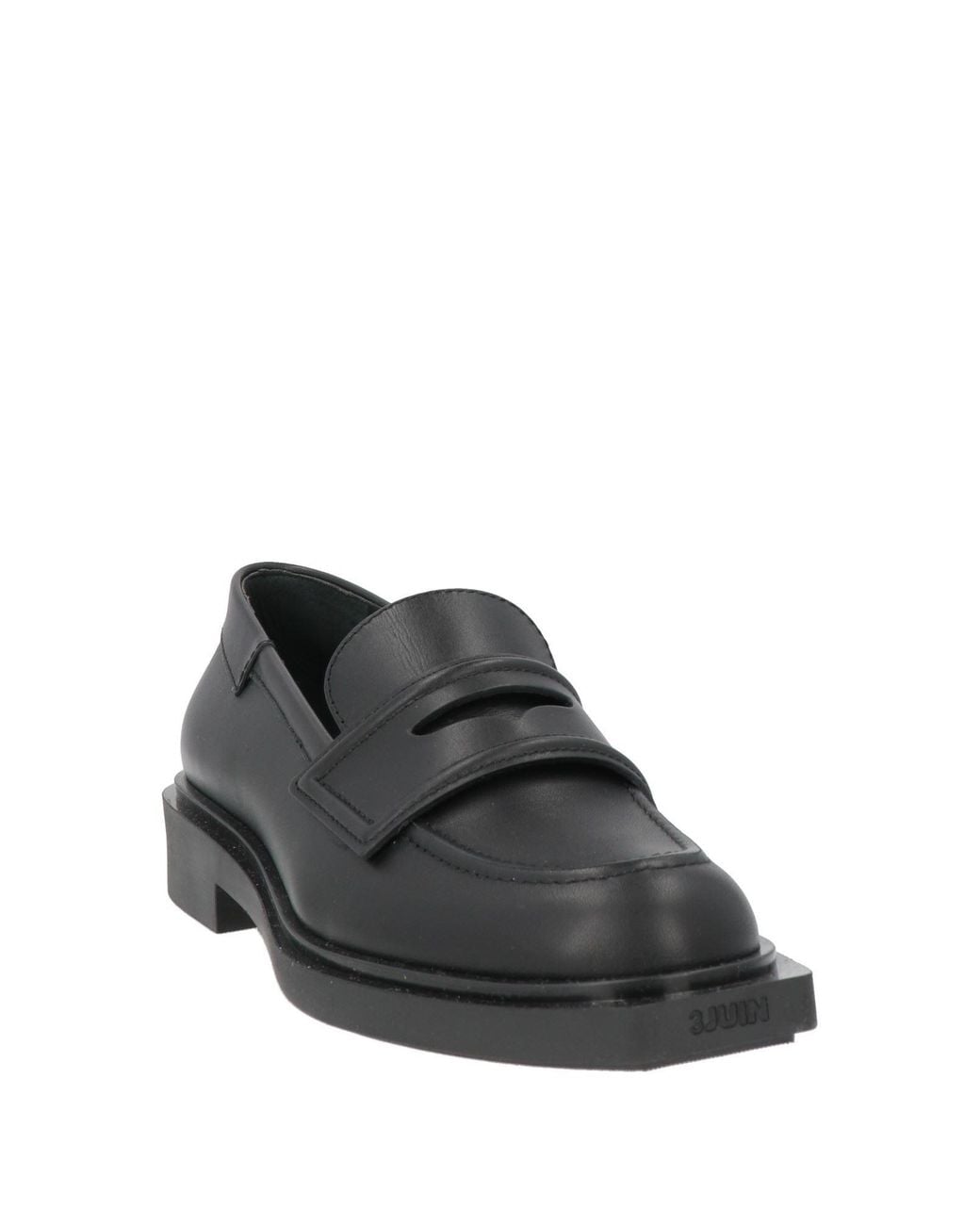 3Juin Black Loafers Leather