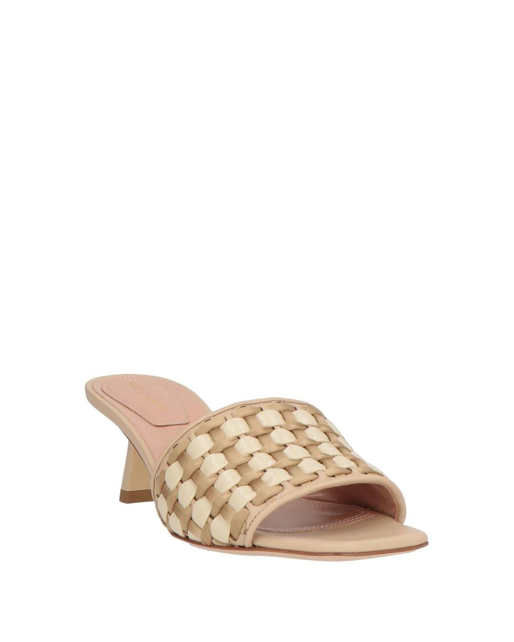 Alberta Ferretti Natural Sandale