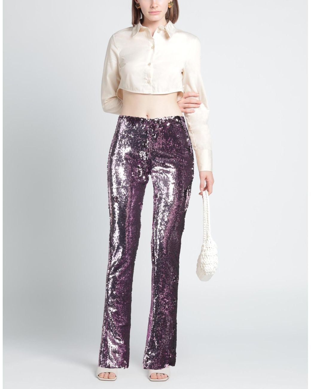 Pantalon Marques'Almeida en coloris Purple