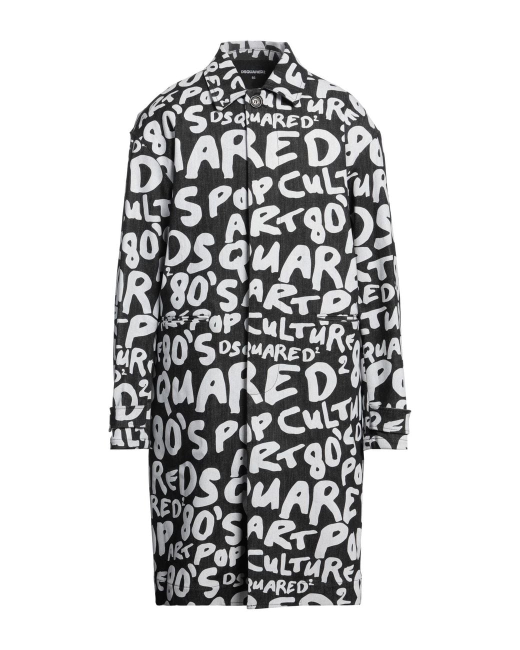 DSquared² White Denim Outerwear Cotton, Elastomultiester, Elastane for men