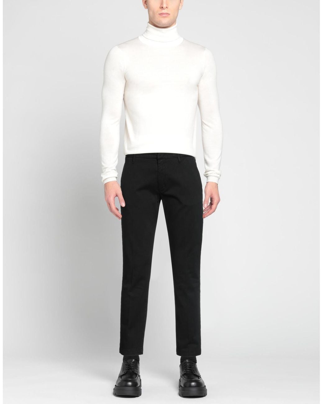 Entre Amis Black Pants for men