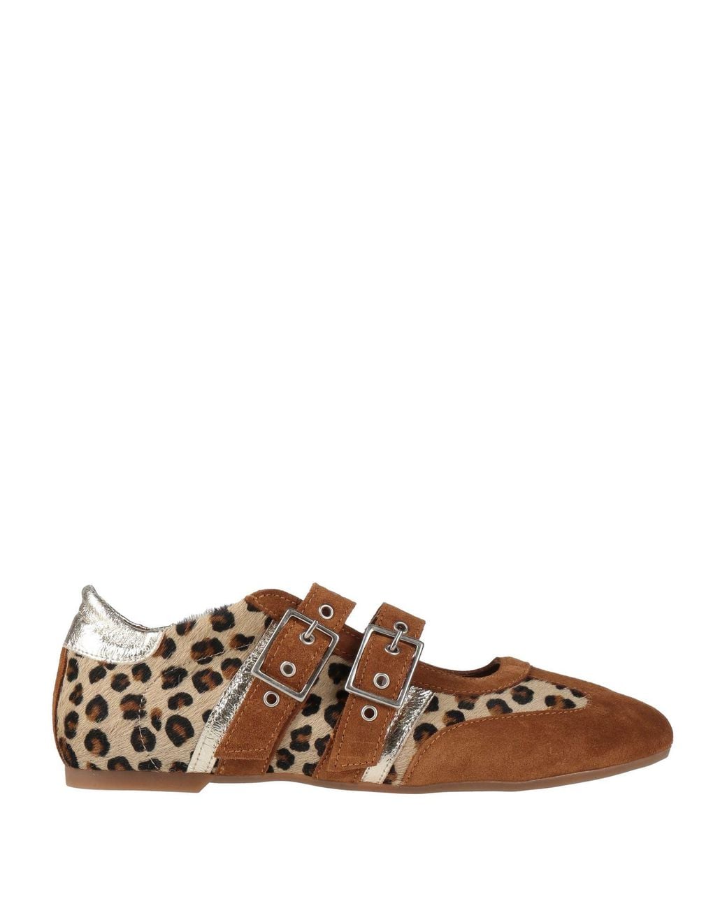Divine Follie Brown Ballet Flats