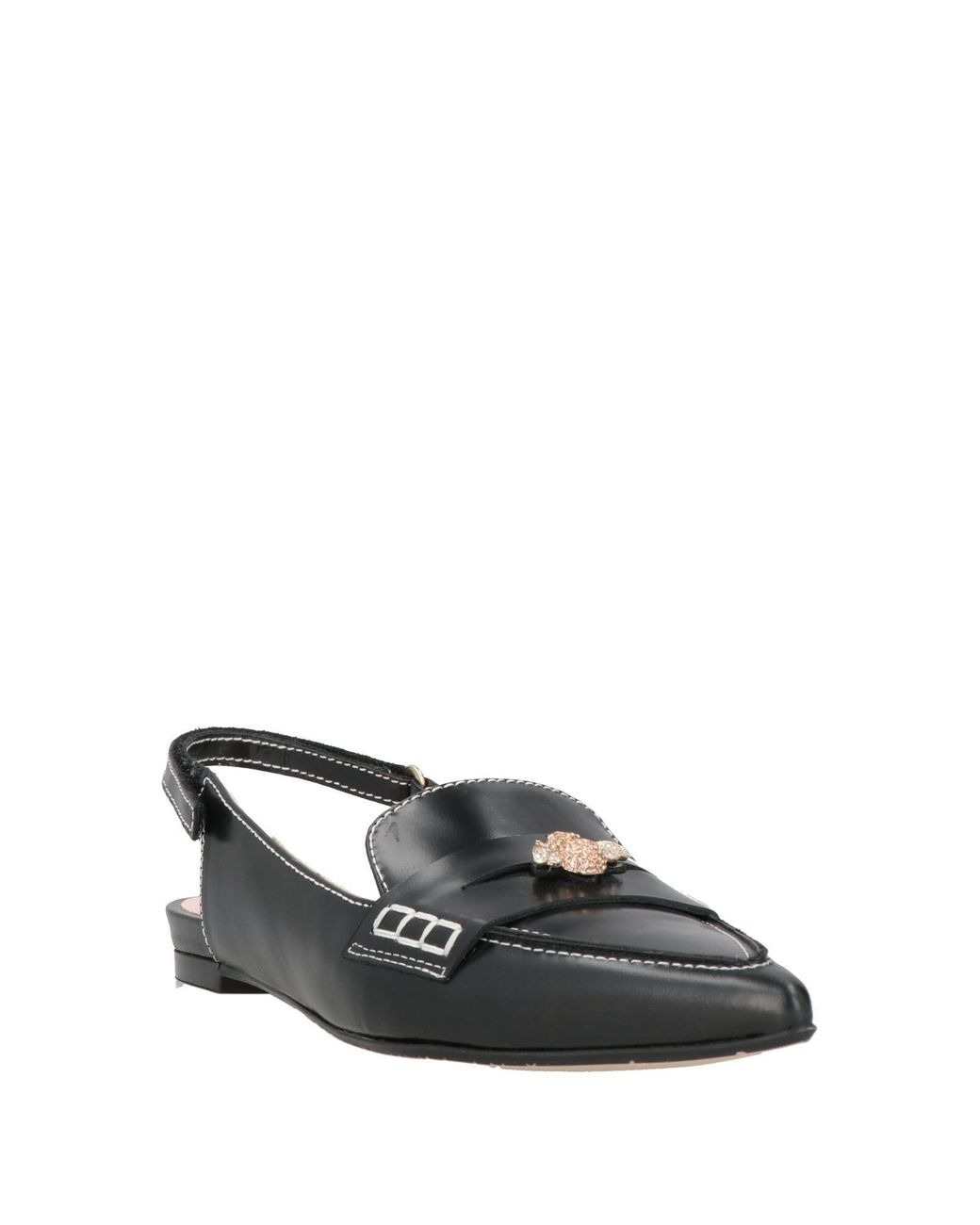 Ras Black Ballet Flats