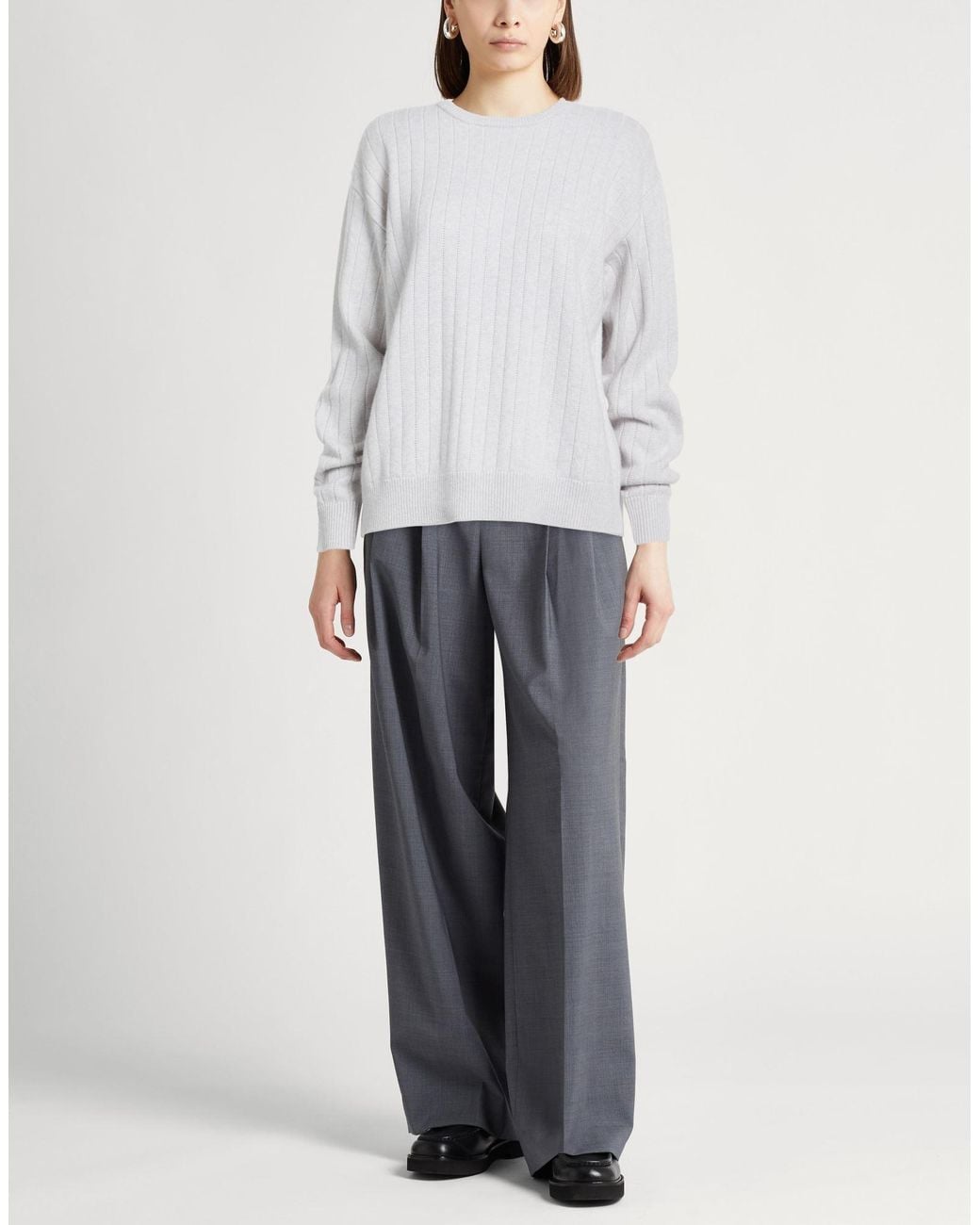 Eleventy Gray Light Sweater Wool, Cashmere, Polyamide